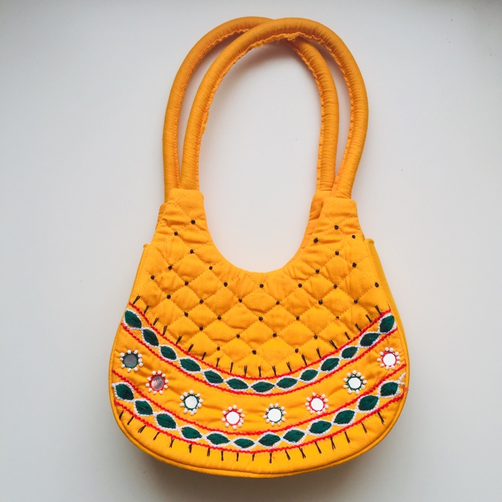 Small Handbag/Purse with Embroidery